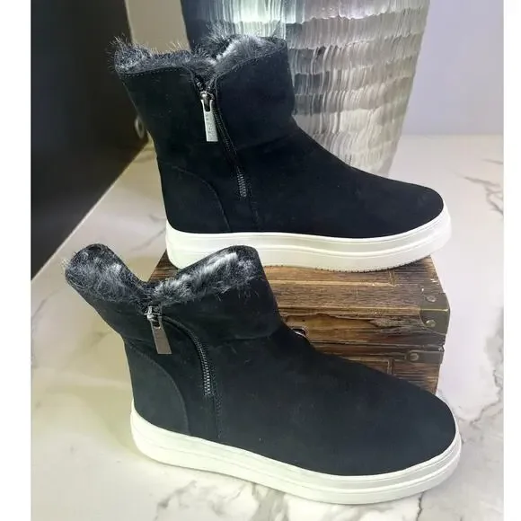 J/Slides Tristan Faux Fur Lined Waterproof Sneaker Boots - Picture 11 of 14